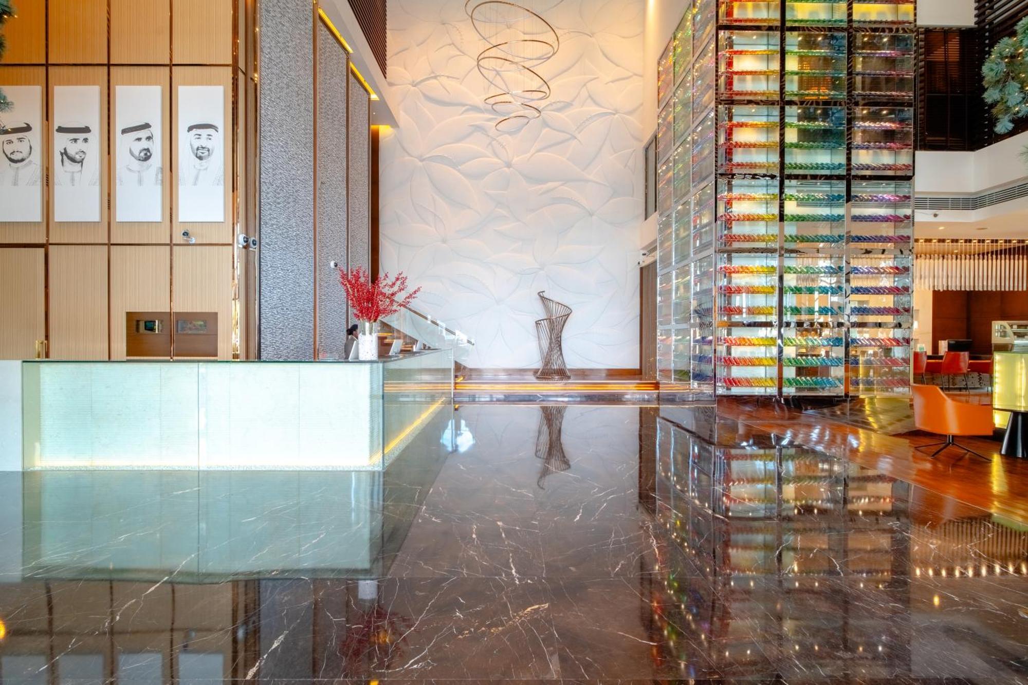 Asiana Hotel Dubai Eksteriør bilde The lobby of the hotel